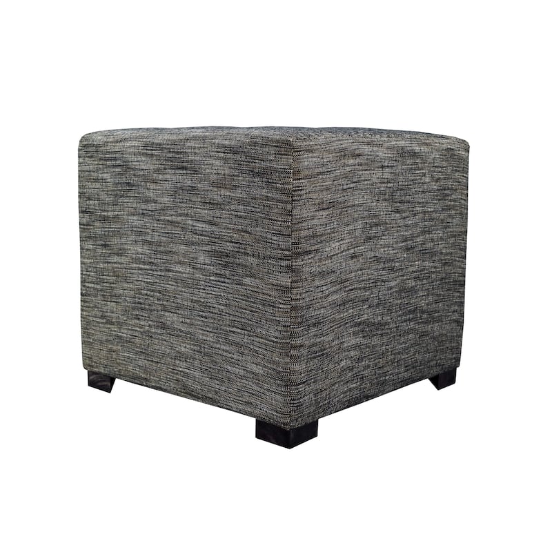 MJL Furniture Lucky Square Button Tufted Ottoman