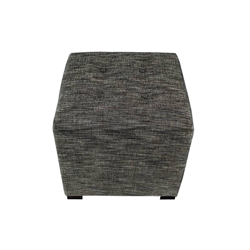 MJL Furniture Lucky Square Button Tufted Ottoman