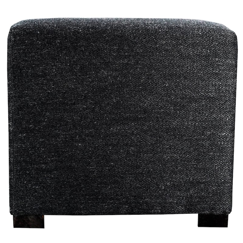 MJL Furniture Atlas 4-button Tufted Square Ottoman