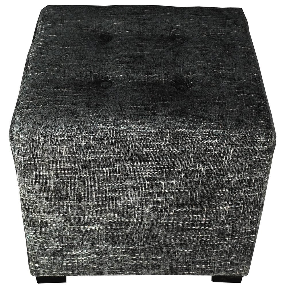 MJL Furniture Atlas 4-button Tufted Square Ottoman