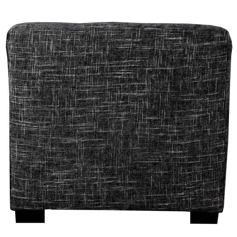 MJL Furniture Atlas 4-button Tufted Square Ottoman
