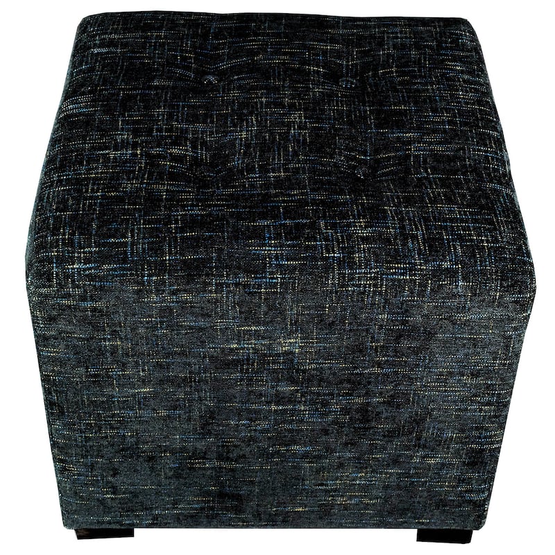MJL Furniture Atlas 4-button Tufted Square Ottoman