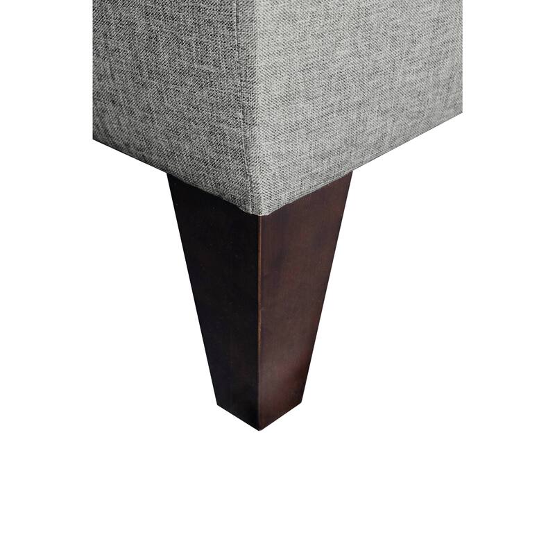 Brooke 10-button Tufted Upholstered Long Storage Bench Ottoman