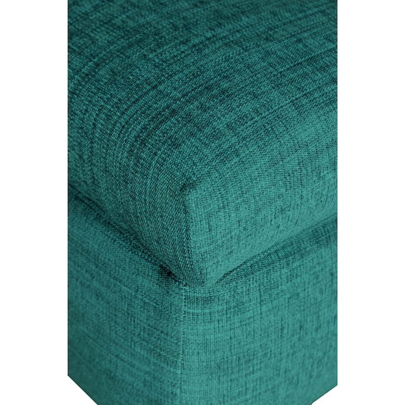 Brooke 10-button Tufted Upholstered Long Storage Bench Ottoman