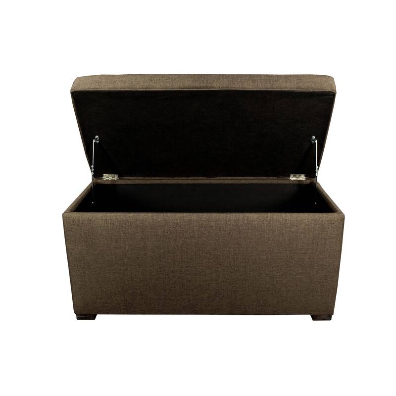 Angela 8-button Tufted Sand Storage Trunk Bench
