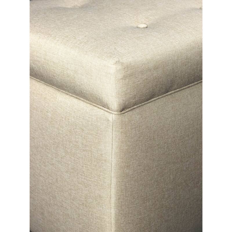 Angela 8-button Tufted HJM08 Storage Trunk Bench