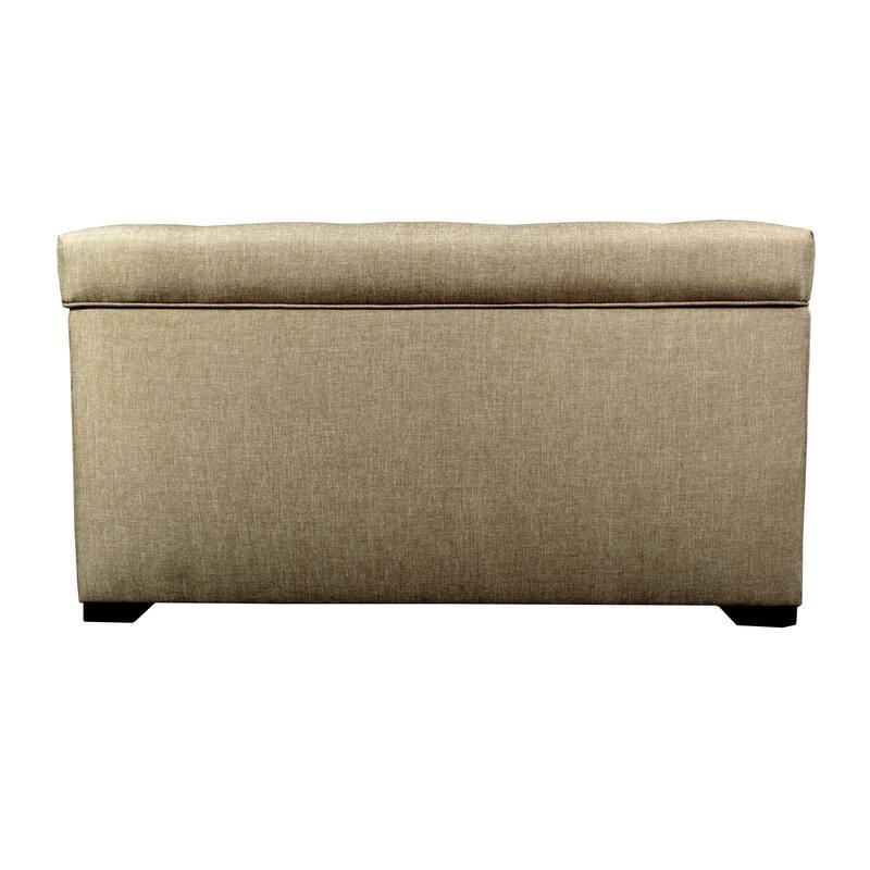 Angela 8-button Tufted HJM08 Storage Trunk Bench