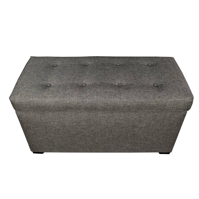 Angela 8-button Tufted HJM08 Storage Trunk Bench