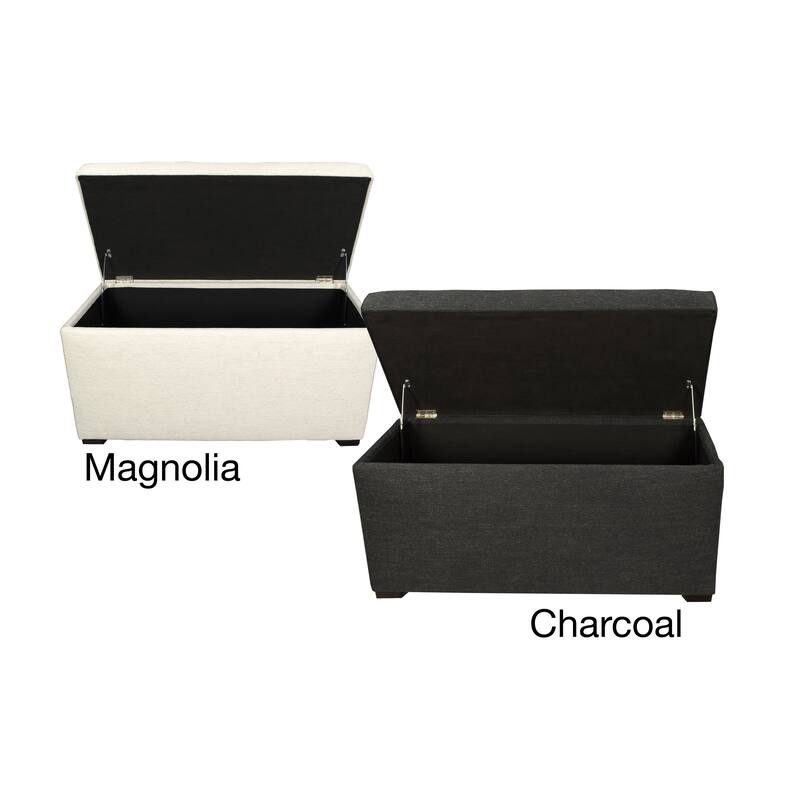 Angela 8 Button Tufted Belfast Storage Trunk - Bench