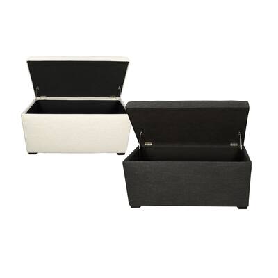 Angela 8 Button Tufted Belfast Storage Trunk - Bench