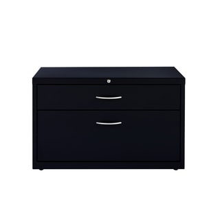 black office credenza with file drawers