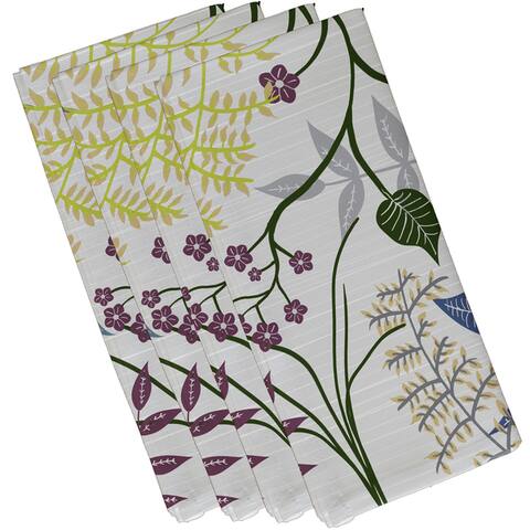 Botanical Floral Print Napkins