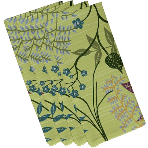 Botanical Floral Print Napkins