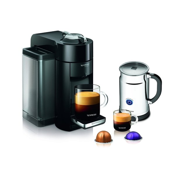 Nespresso A+GCC1 US BK NE Black VertuoLine Evoluo Deluxe Coffee