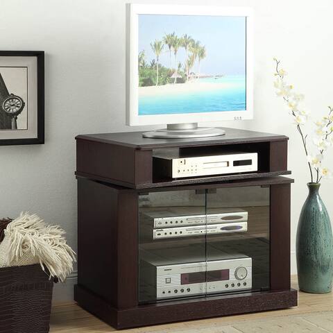 Swivel Top Cherry Entertainment Cart