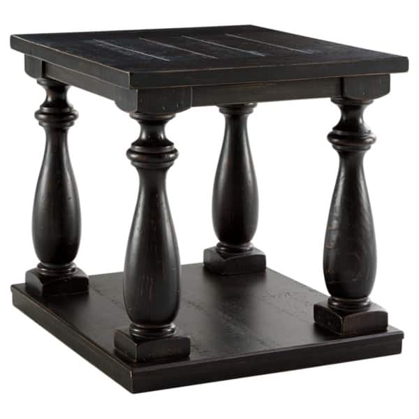 slide 2 of 11, Mallacar Rectangular End Table - Black