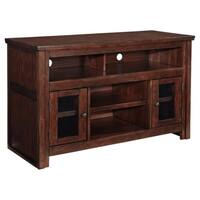 Shop Signature Designs by Ashley Hamlyn Dark Brown Large TV Stand