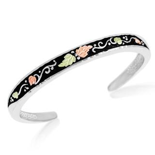 Black Hills Gold Bracelets For Less Black Hills Gold On Silver Bangle Bracelet