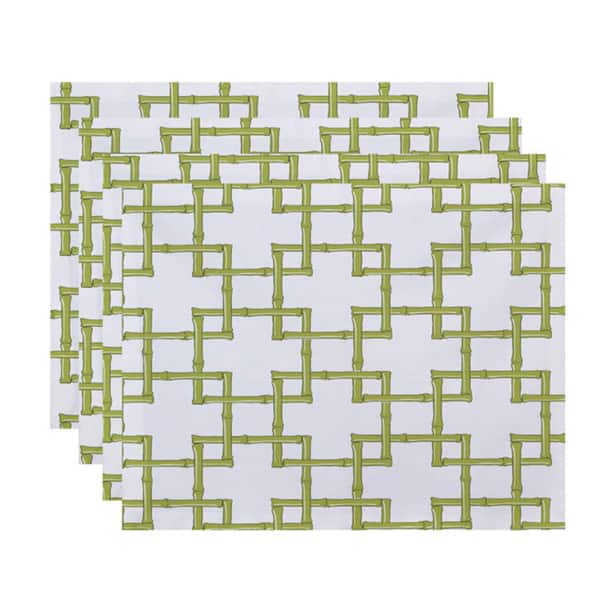 Bambies 2 Geometric Print Placemats Overstock 10758895