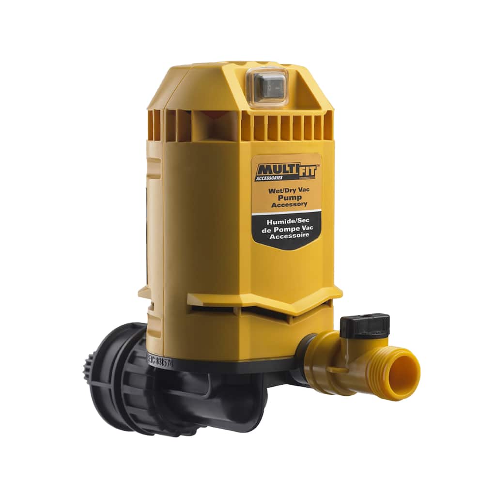 MP2000 A Wet Dry Vac, Drain Attached Water Pump - YELLOW