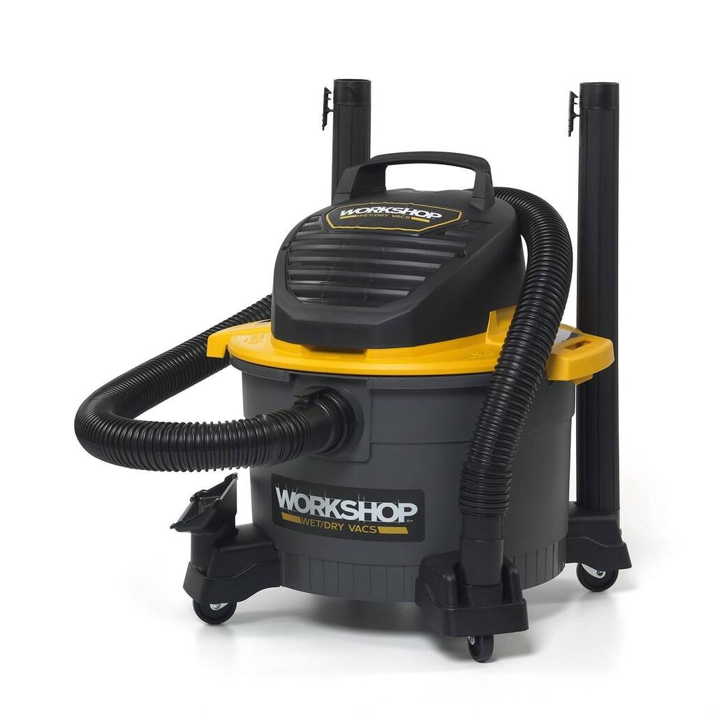 WORKSHOP WS0610VA General Purpose 6 gal. 3.5 Peak HP Wet/Dry Vac - Black