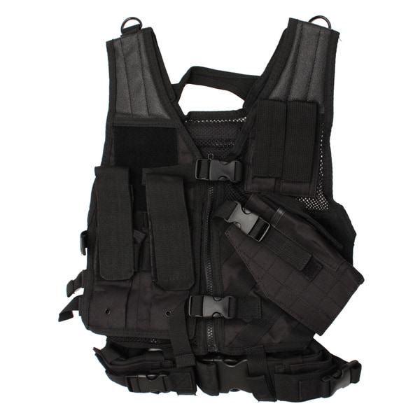 NcStar Tactical Vest Childrens, Black XS-S