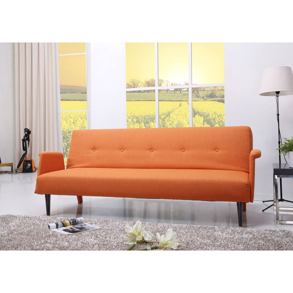 Westminster Orange Convertible Sofa Bed