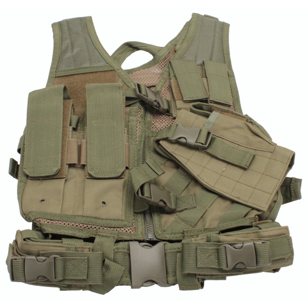 NcStar Tactical Vest Childrens, Green XS-S