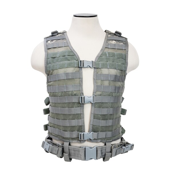 NcStar Molle/Pals Vest Urban Gray