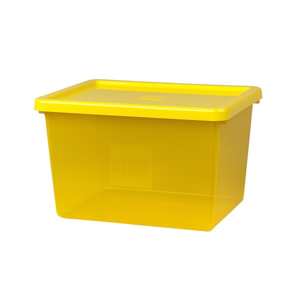 yellow lego storage