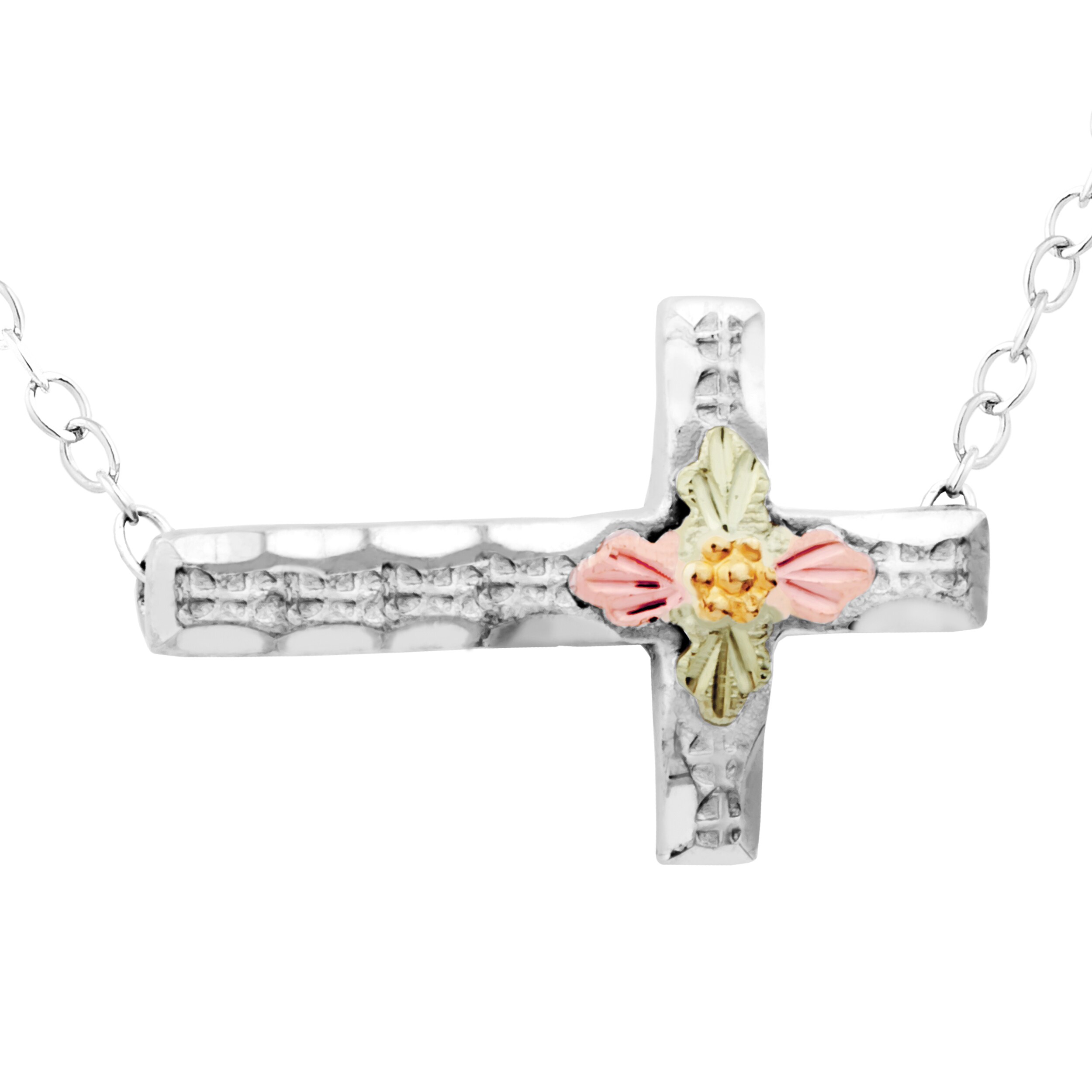 horizontal crucifix necklace