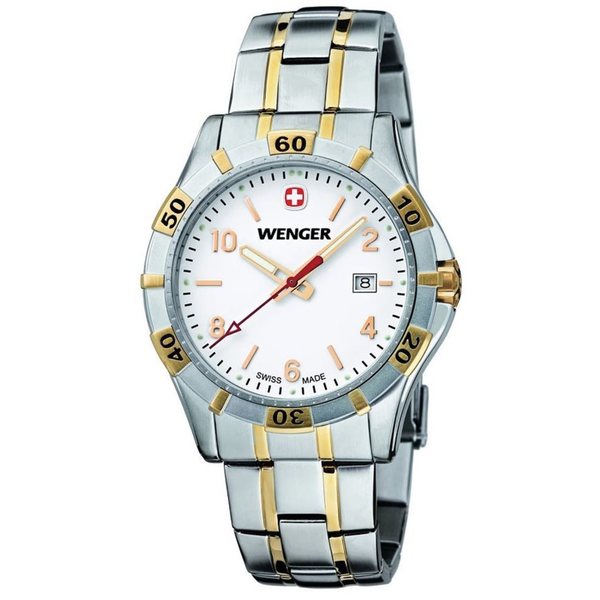 Wenger Mens 0941.105 Platoon Stainless Steel Watch - Free Shipping ...