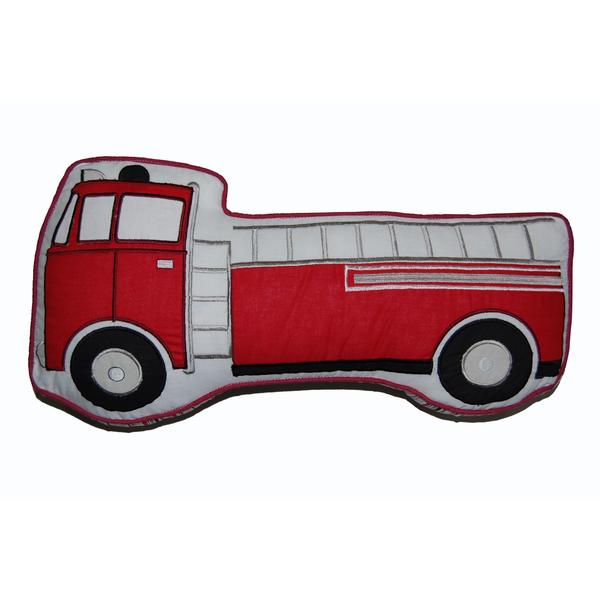 Decorative Fire Truck Pillow