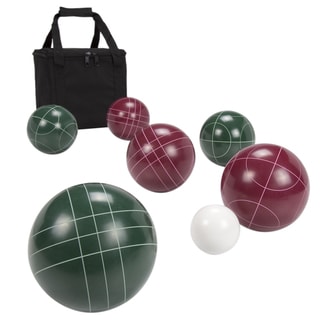 Hey! Play! Regulation Size Bocce Ball Set - Red/Green - 3.96" Ball