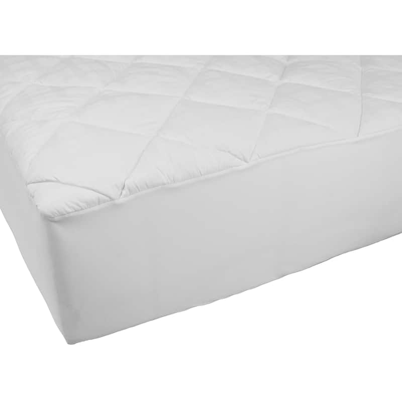 St. James Home 380 Thread Count Stain Resistant Mattress Pad - White