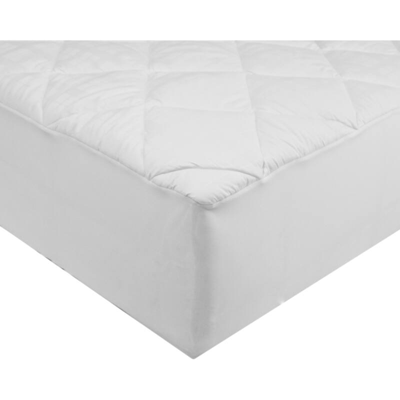 St. James Home 380 Thread Count Stain Resistant Mattress Pad - White
