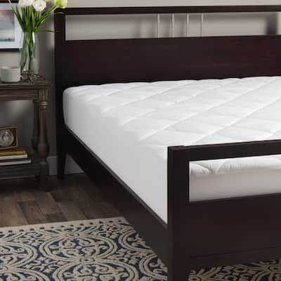 St. James Home 380 Thread Count Stain Resistant Mattress Pad - White