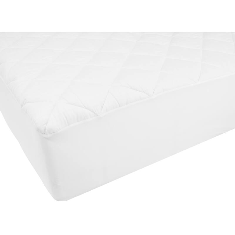 St. James Home 250 Thread Count Stain Resistant Mattress Pad - White