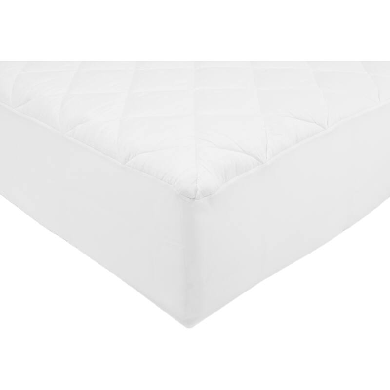 St. James Home 250 Thread Count Stain Resistant Mattress Pad - White