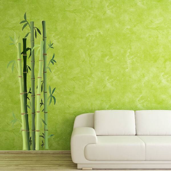 Bamboo Bushes Floral Vinyl Wall Art Bed Bath & Beyond 10760706