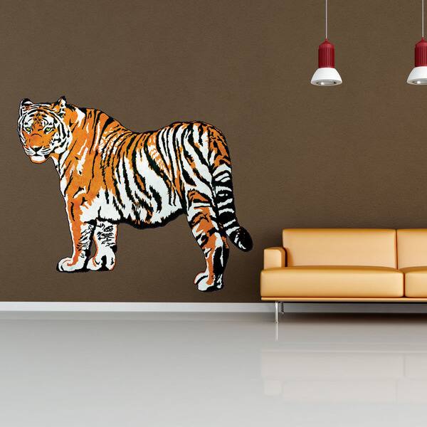 Tiger Animal Vinyl Wall Art Bed Bath & Beyond 10760772