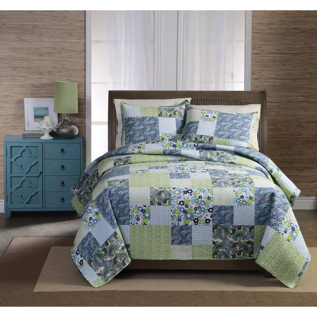 Haley Cotton 3-piece Quilt Set