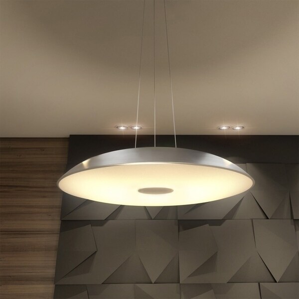 Vonn Lighting Vmc31900 Alcyone 23 Inch Led Halo Chandelier In Vonn Lighting Vmc31900 Alcyone 23 Inch Led Halo Chandelier In Silver