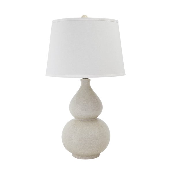 large cream table lamp