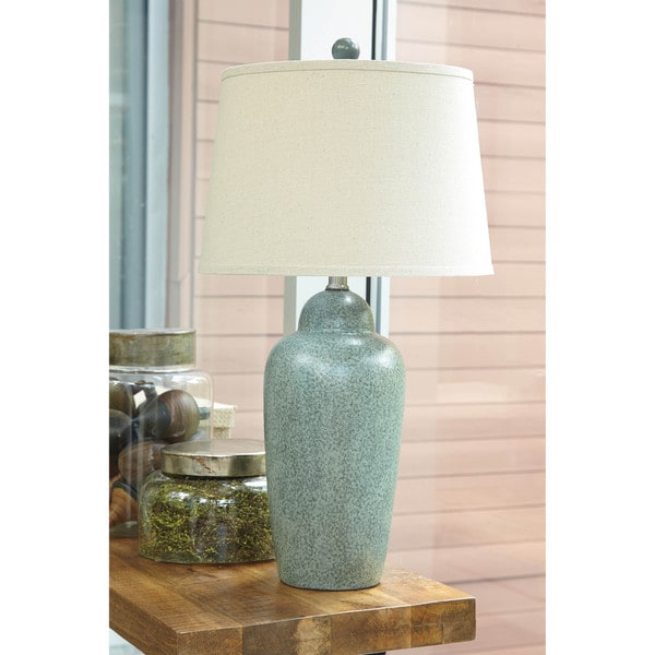 Saher Green 30 Inch Ceramic Table Lamp