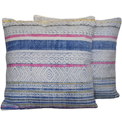 HERAT ORIENTAL Handmade Kilim Throw Pillow, Set of 2 - 20" x 20"