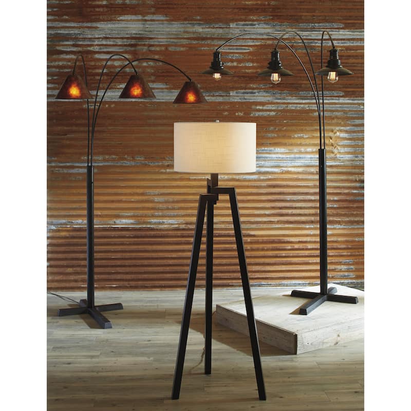 Sheriel Black 83 Inch Metal Arc Lamp