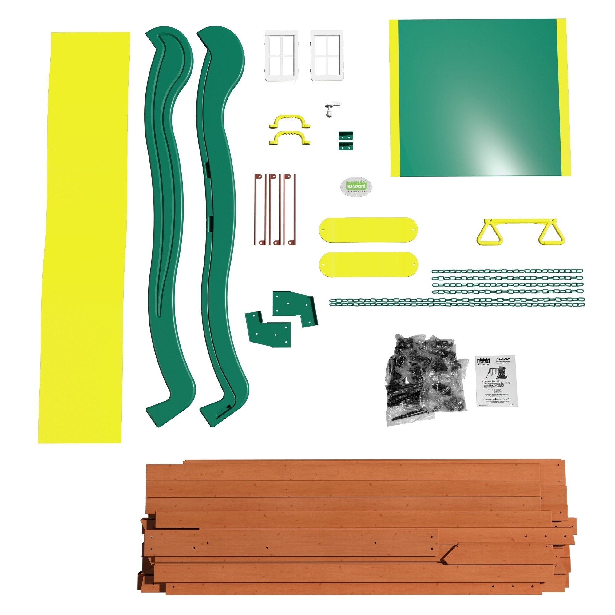 oakmont all cedar swing set