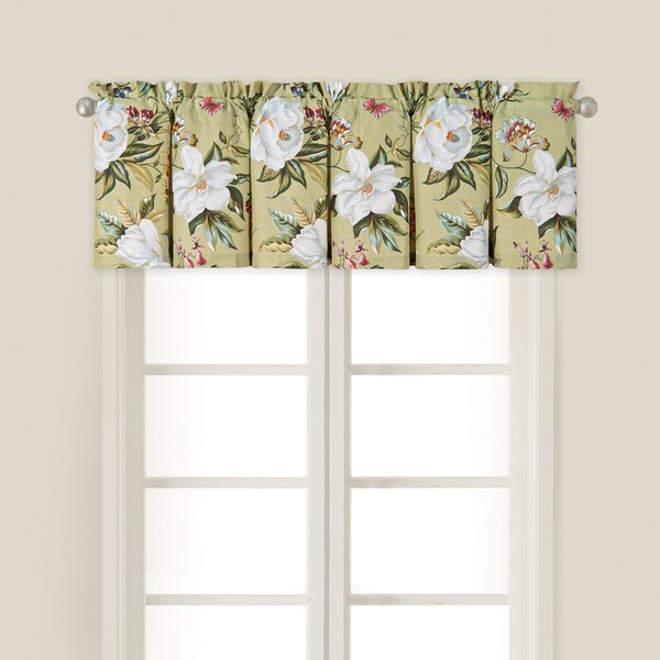 Magnolia Cotton Valance (Set of 2) - 17815618 - Overstock.com Shopping ...