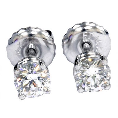 Eco Friendly 14k White Gold 1 3ct Tdw Lab Grown Diamond Studs With Eco Friendly 14k White Gold 1 3ct Tdw Lab Grown Diamond Studs With